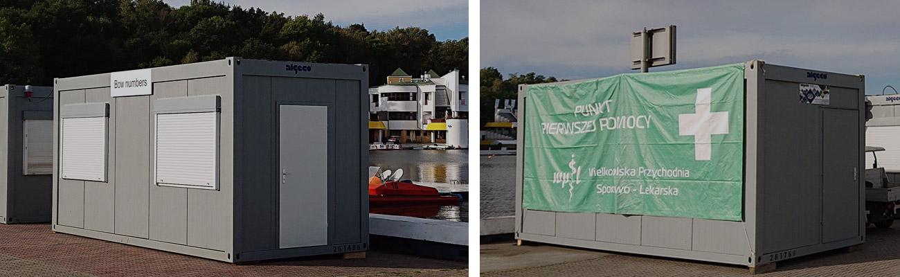 kontenery modułowe dla wydarzeń sportowych