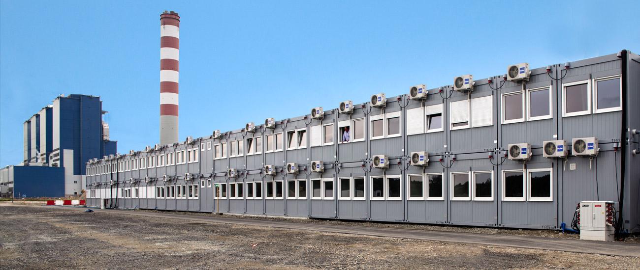 zaplecza budowy - Algeco